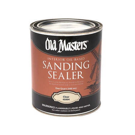 Old Masters Old Masters Low Satin Clear Oil-Based Sanding Sealer 1 qt 45004